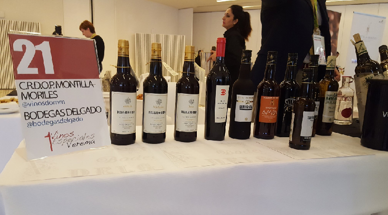 Stand de Montilla-Moriles y Bodegas delgado en el Showroom