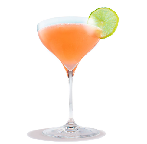 Tequila + zumo de limón + sirope simple + Campari + zumo de uva = Siesta