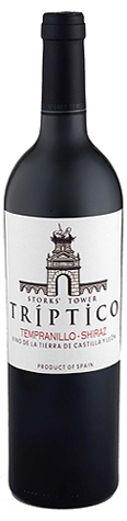 Vino Tríptico Tempranillo Shiraz 2007