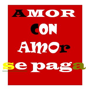Amor con Amor se paga