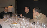 De I a D: Juan Such, Vicente Través y Asensi Descals