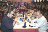 a la izq: Lluis, Johan, Emilio, Ricard. A la dcha: Choche, Damiá, Juan y Mario
