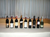 Alguno de los vinos de la cena