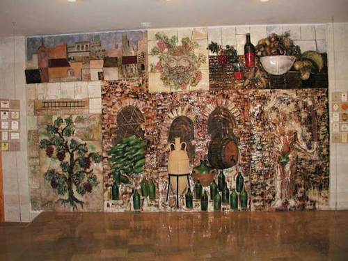 Mosaico expuesto en el C.R.D.O Valencia