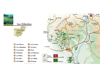 Localización viñedos