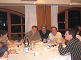 Durante la cena de sobaquillo en el encuentro anterior