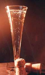Copa y tapón de cava