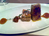 Restaurante La Lluerna mil hojas de foie