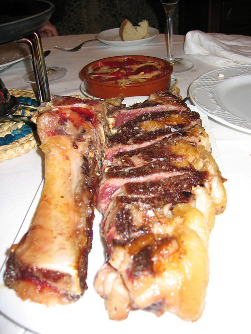 Restaurante El Arandia de Julen Menudo chuletón!!
