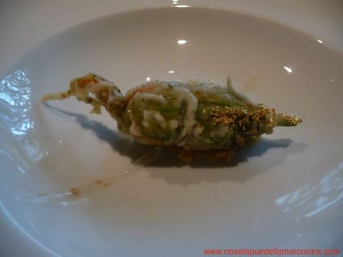 Sant Pau Tempura de flor de calabacín