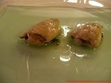 Restaurante en Atxondo  Las ostras rellenas de algas