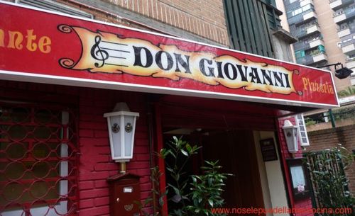 Restaurante Don Giovanni La entrada