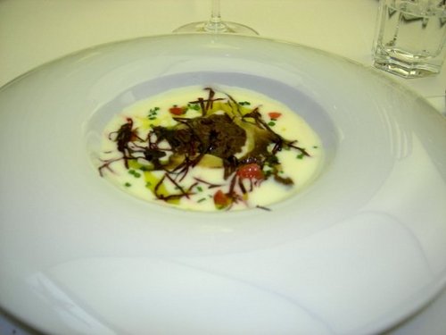 Restaurante Riff Morcilla con puré de patata