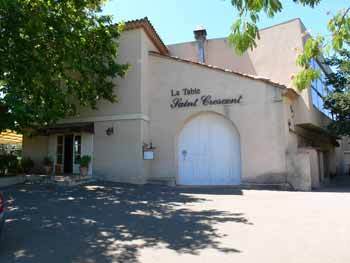 Restaurante La table saint Crescent Vista exterior del restaurante