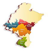 Mapa de la D.O. Navarra