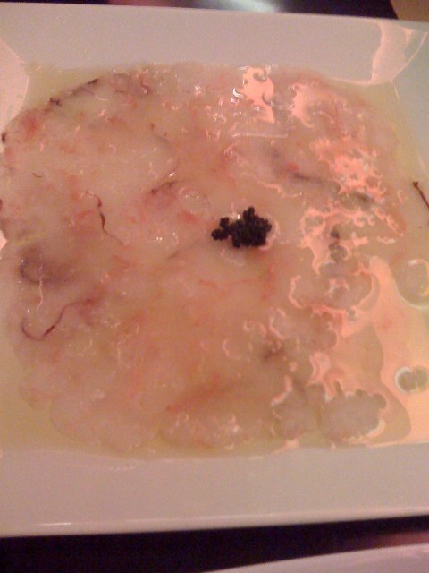 Malvasía Vinoteca Alcoi en Alcoy Carpaccio de gambas