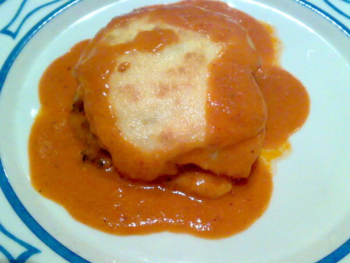 Restaurante Barbados merluza rellena de centollo