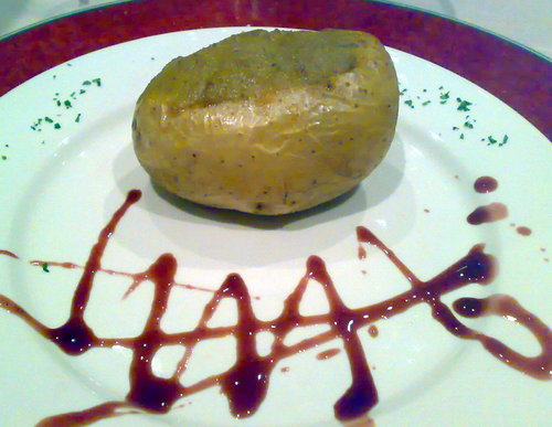 Restaurante Els Capellans patatas con foie
