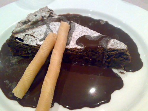 Els Capellans tarta de chocolate