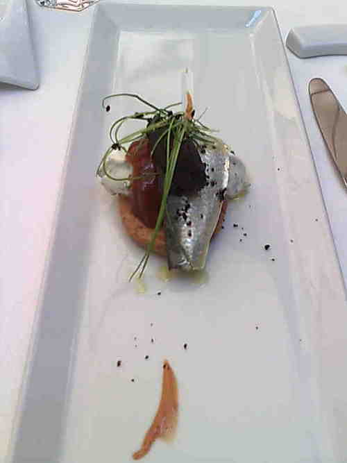 Restaurante en Valencia Tartita de sardina marinada
