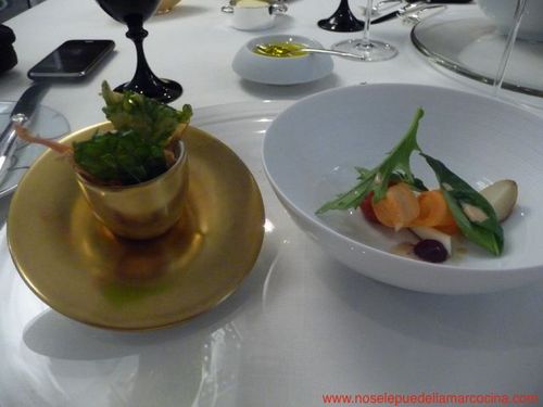 Ramón Freixa Madrid Una ensalada en texturas