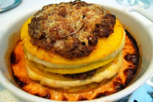 Restaurante en Valencia lasagna de polenta