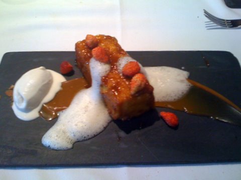 Restaurante en Aranjuez postre