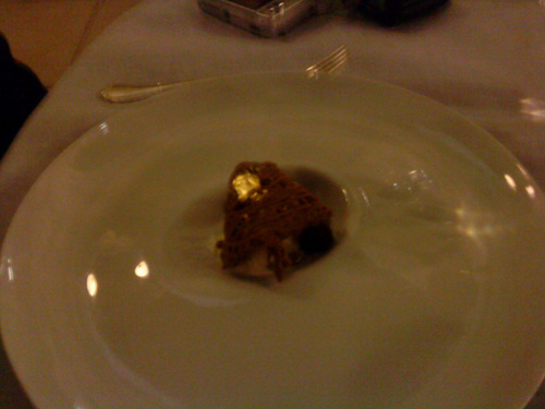 La Terraza del Casino Los Postres Leche, cacao, avellanas y azúcar