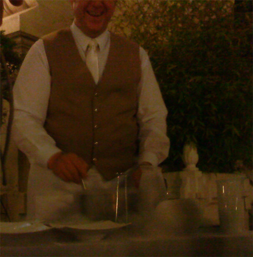 Restaurante La Terraza del Casino Sorbete de tomillo y limón