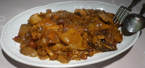 Restaurante Abadia d'Espí salteado de setas