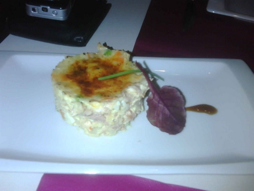 Restaurante La Lluerna Ensaladilla rusa .