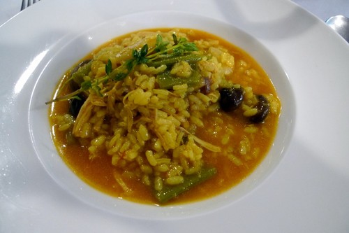 Larren en Valencia Arroz de pollo campero del Valle del Esla
