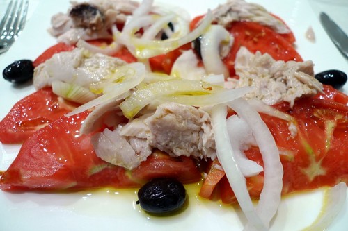 Restaurante Remigio ensalada de feos con bonito escabechado a baja temperatura