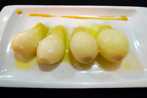 Restaurante Pichorradicas cebollitas estofadas