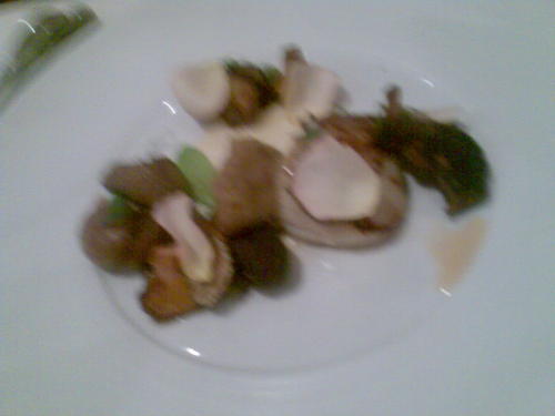 Restaurante El Corral del Indianu Tuberculos, verduras y tallos