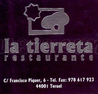 La Tierreta en Teruel Tarjeta
