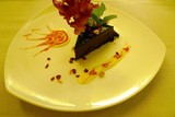 Restaurante Restaurant le sablon Tarta de chocolate