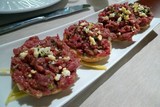 Cerveceria La Principal Montadito de steak tartare