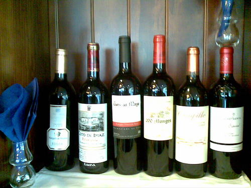 Taberna la Barada los vinos