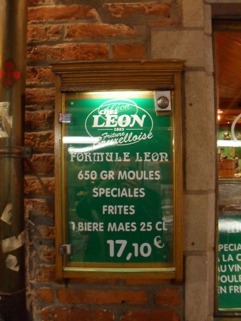 Chez Leon el susodicho cartel