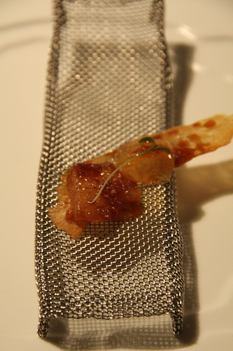 Restaurante El Bulli (CERRADO) Canapé de pernil i gingebre