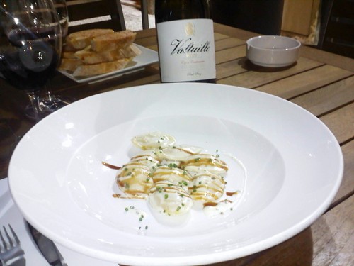 Restaurante La Taverna del Clínic Medias lunas de Foie