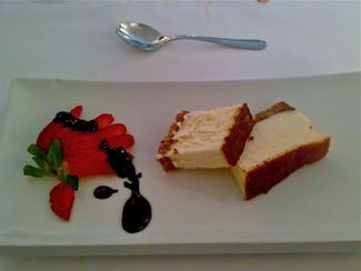 fresón con tarta de queso