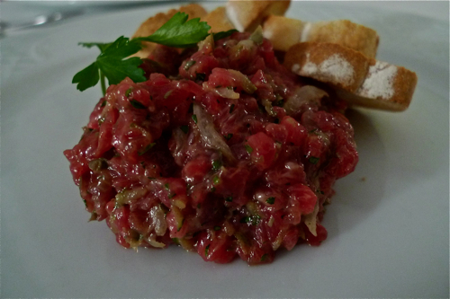 Restaurante Vaixell Restaurant steak tartare