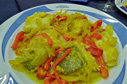 Restaurante La Sacristía bacalao
