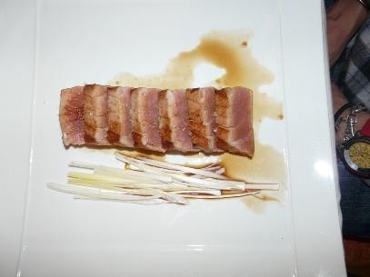 La Casa Roja en Málaga Tataki de Atún