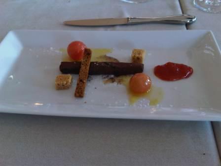 Korpilombolo en L´Escala Pan con tomate y chocolate