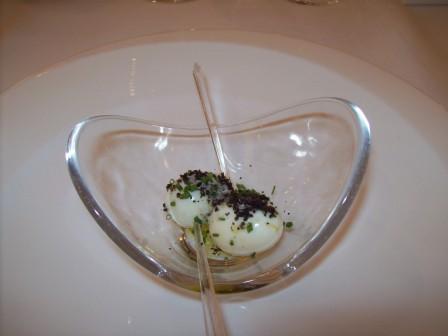 Restaurante Las Rejas Huevos de codorniz con trufa