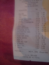 Restaurante La Lluerna Para que comparéis precios antes de la escampada directiva...