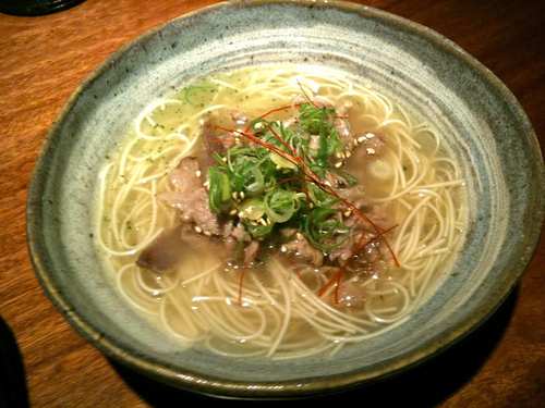 Koy Shunka en Barcelona Sopa de fideos